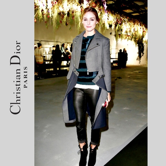 NWOT Dior Virgin Wool and Silk Lined Moto Jacket - Picture 6 of 6